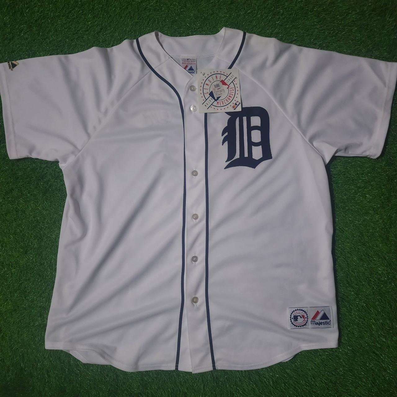 Vintage 90s Detroit Tigers Baseball Jersey - Depop