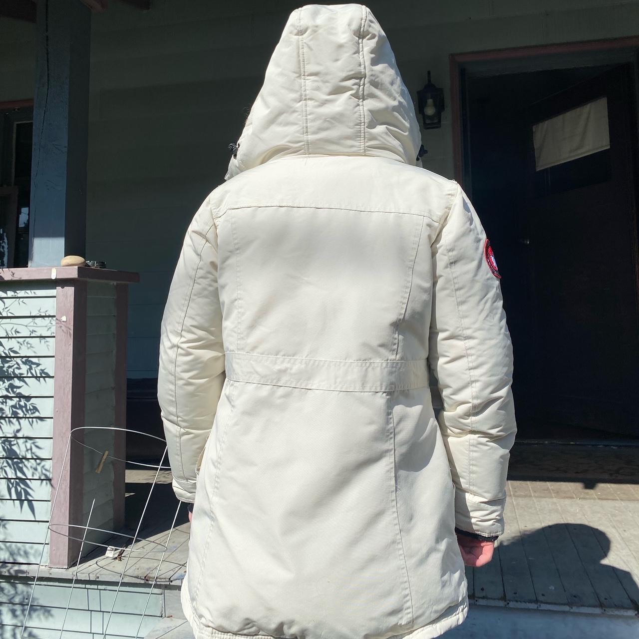 Canada goose jacket womens medium, little tear by... - Depop