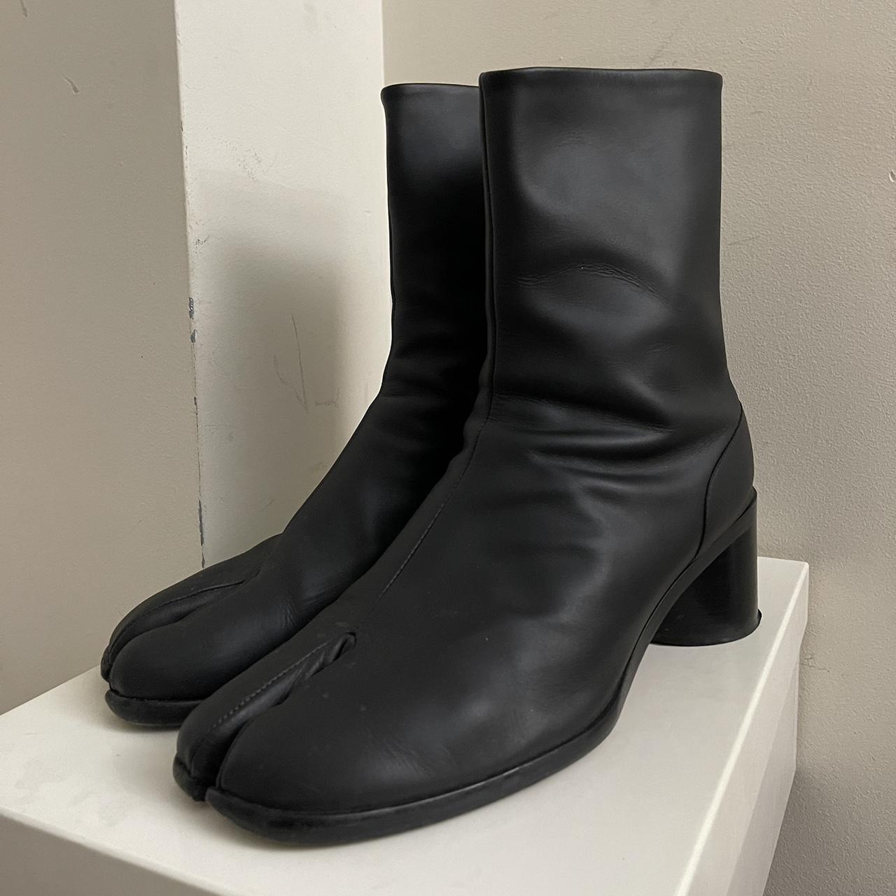 Maison Margiela Tabi Boot (Black) Size:... - Depop