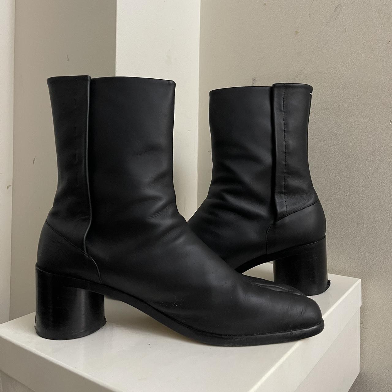 Maison Margiela Tabi Boot (Black) Size:... - Depop