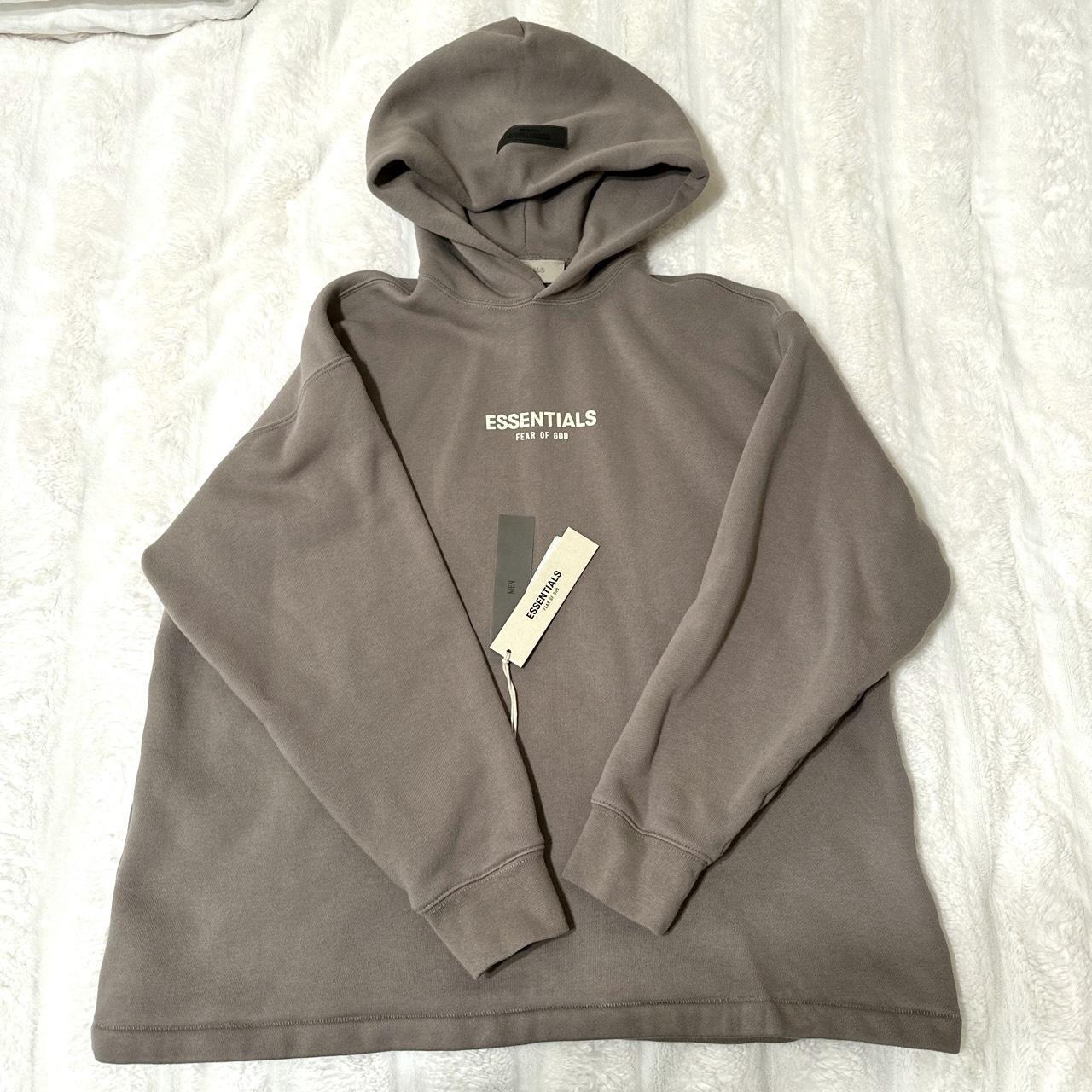 Fear of God Women's Tan and Cream Hoodie | Depop