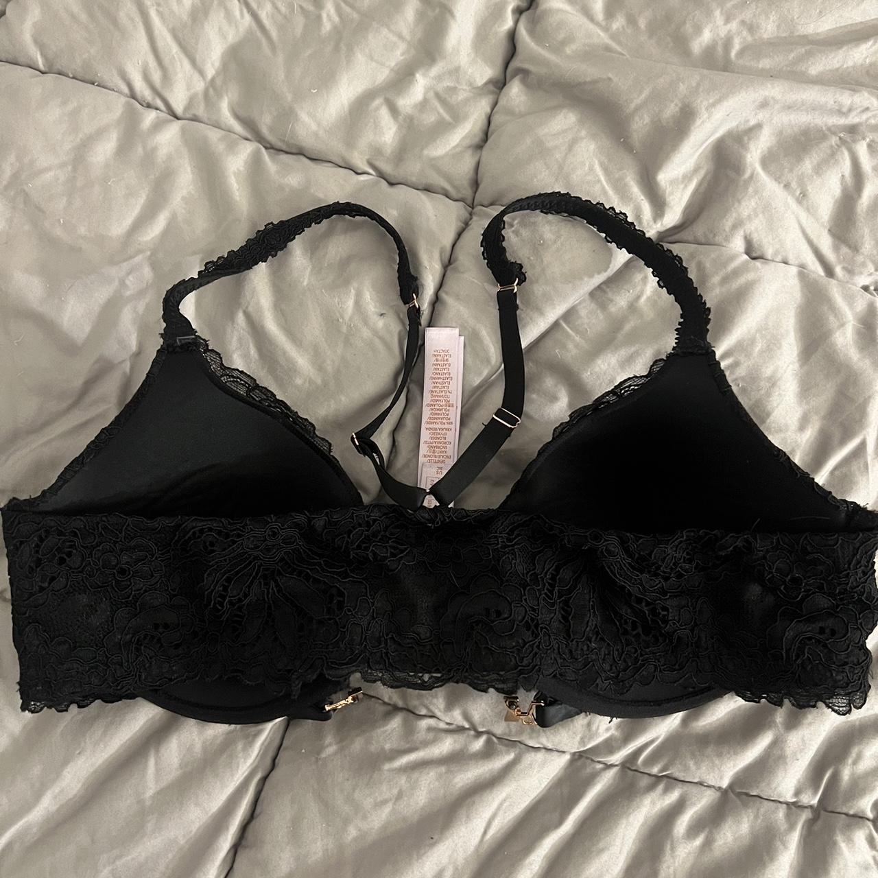 Fenty x savage black bra with front clasp, never… - Depop