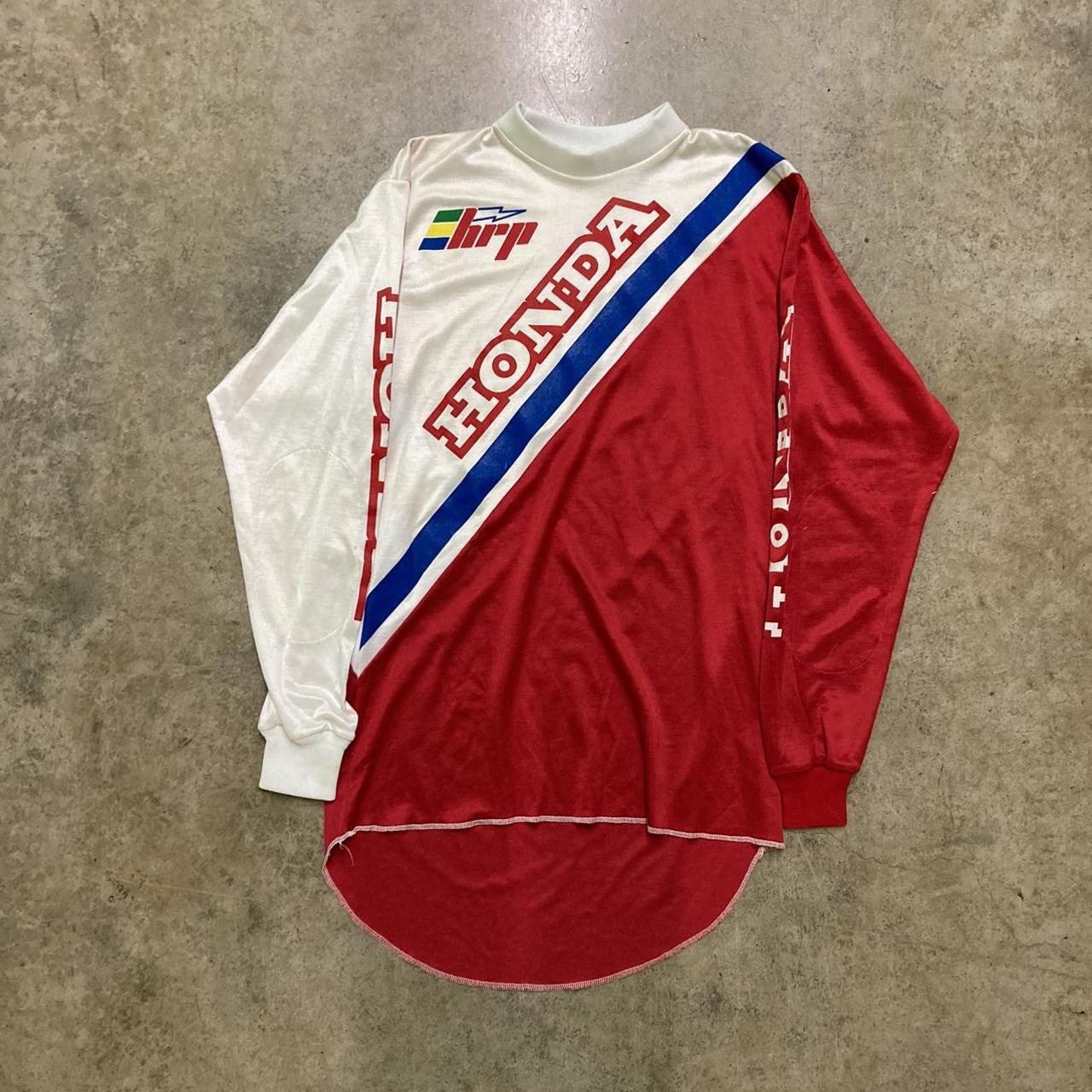 1980s Honda Racing jersey Cool one Pit to pit:... - Depop