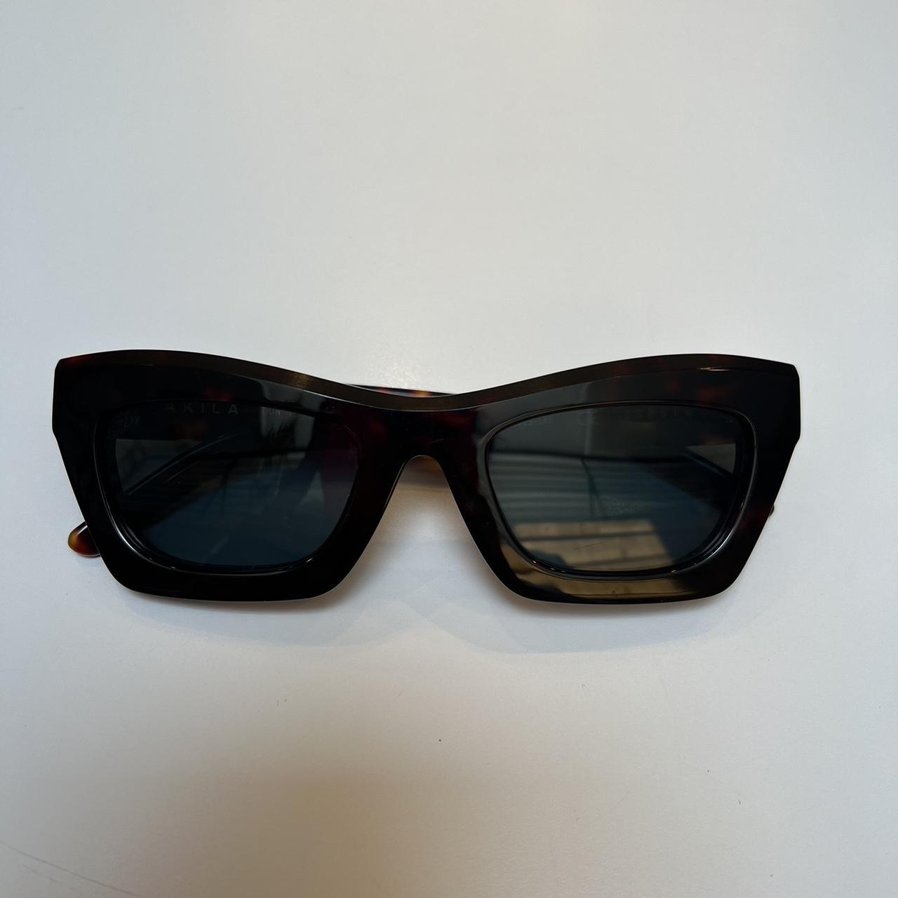 Akila Zombie Sunglasses (Tortoise Acetate/Virdian... - Depop