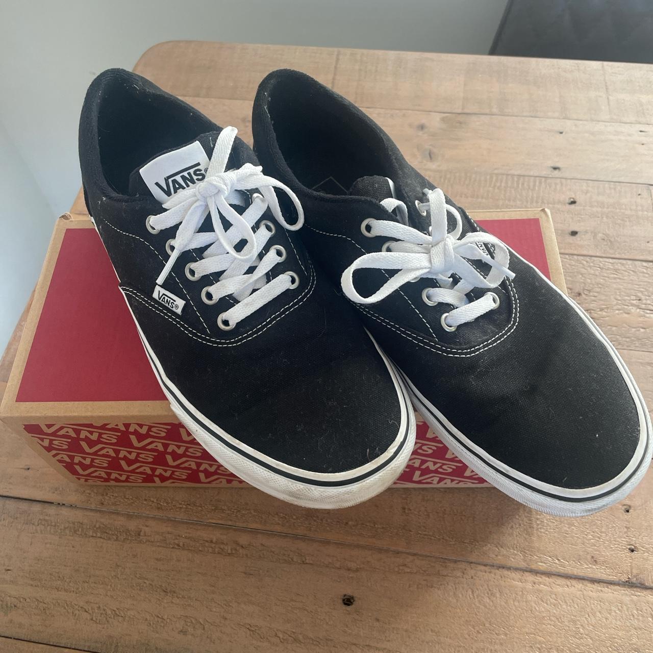 Vans shoes Men’s black Size 10 Comes with vans box... - Depop