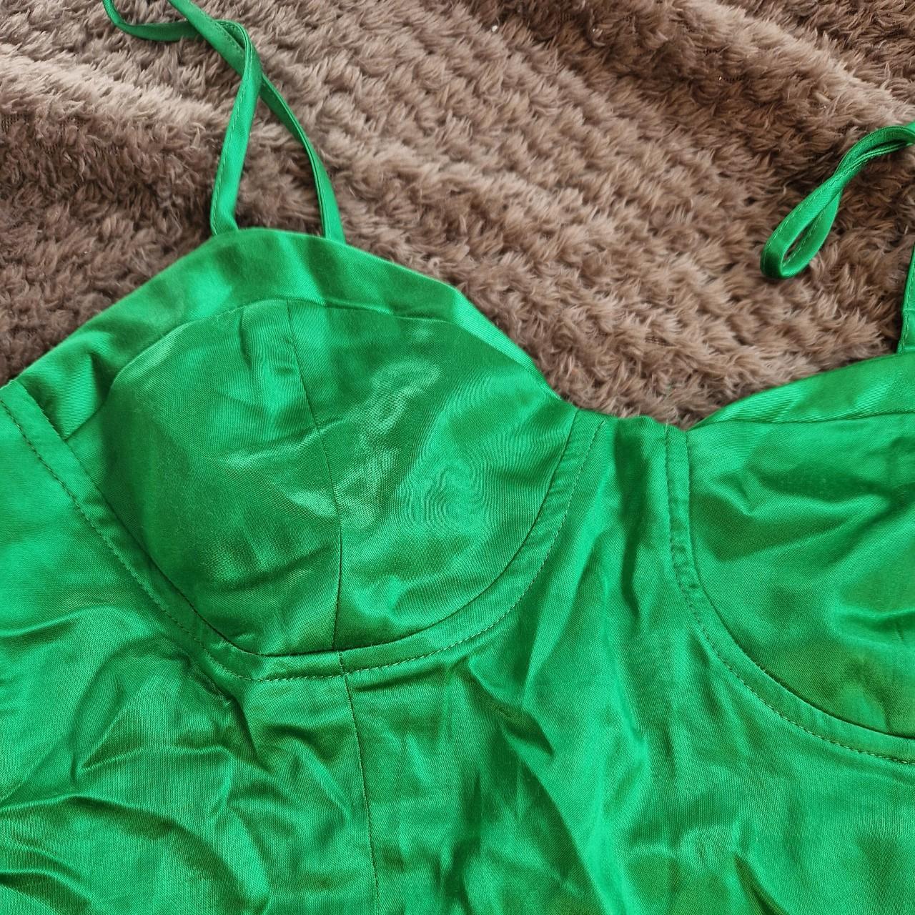 Primark Women's Green Bodysuit Depop