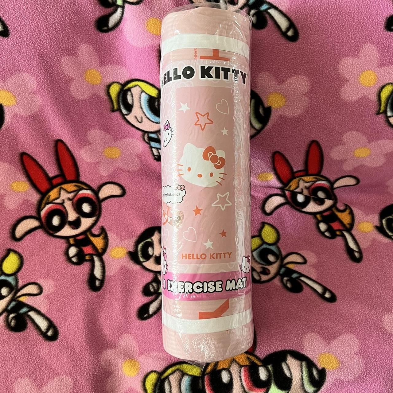 Hello Kitty Yoga Mat 10mm thick soft foam Measure... Depop