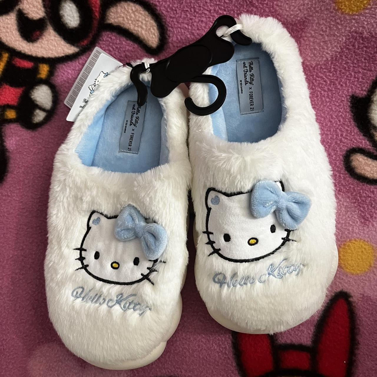 Hello Kitty Blue Angel Slippers Forever 21 | Depop Hello Kitty Blue Angel Slippers Forever 21 | Depop
