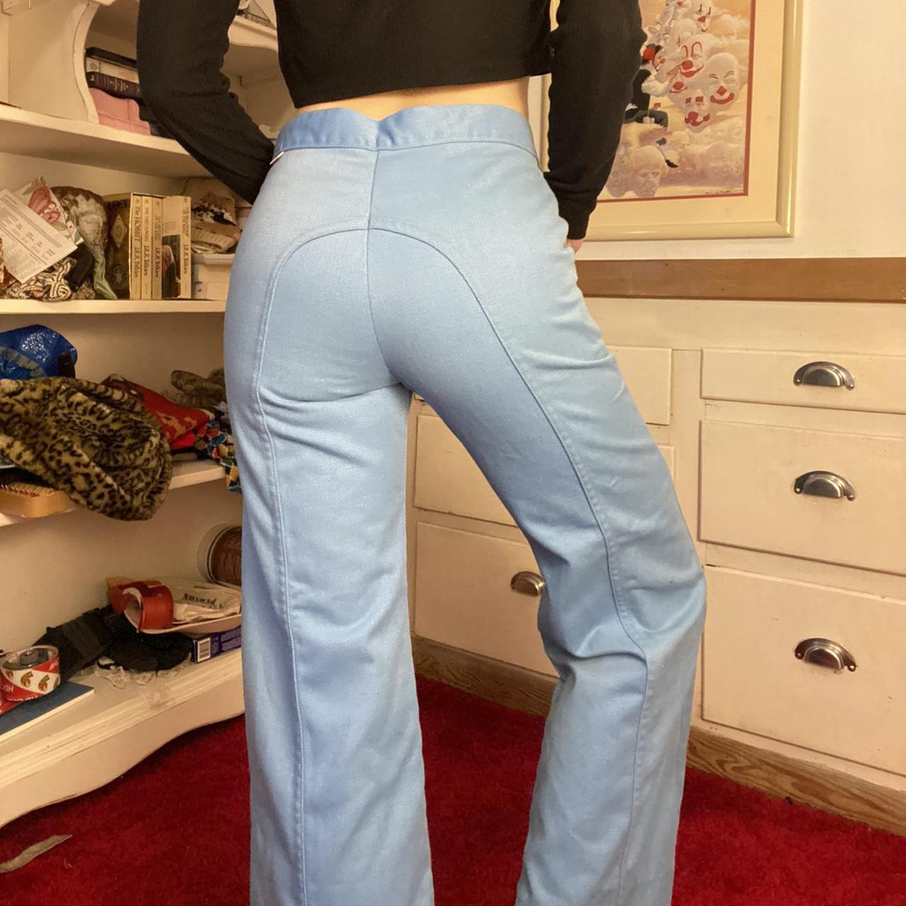 JCPenney Women's Blue Trousers | Depop