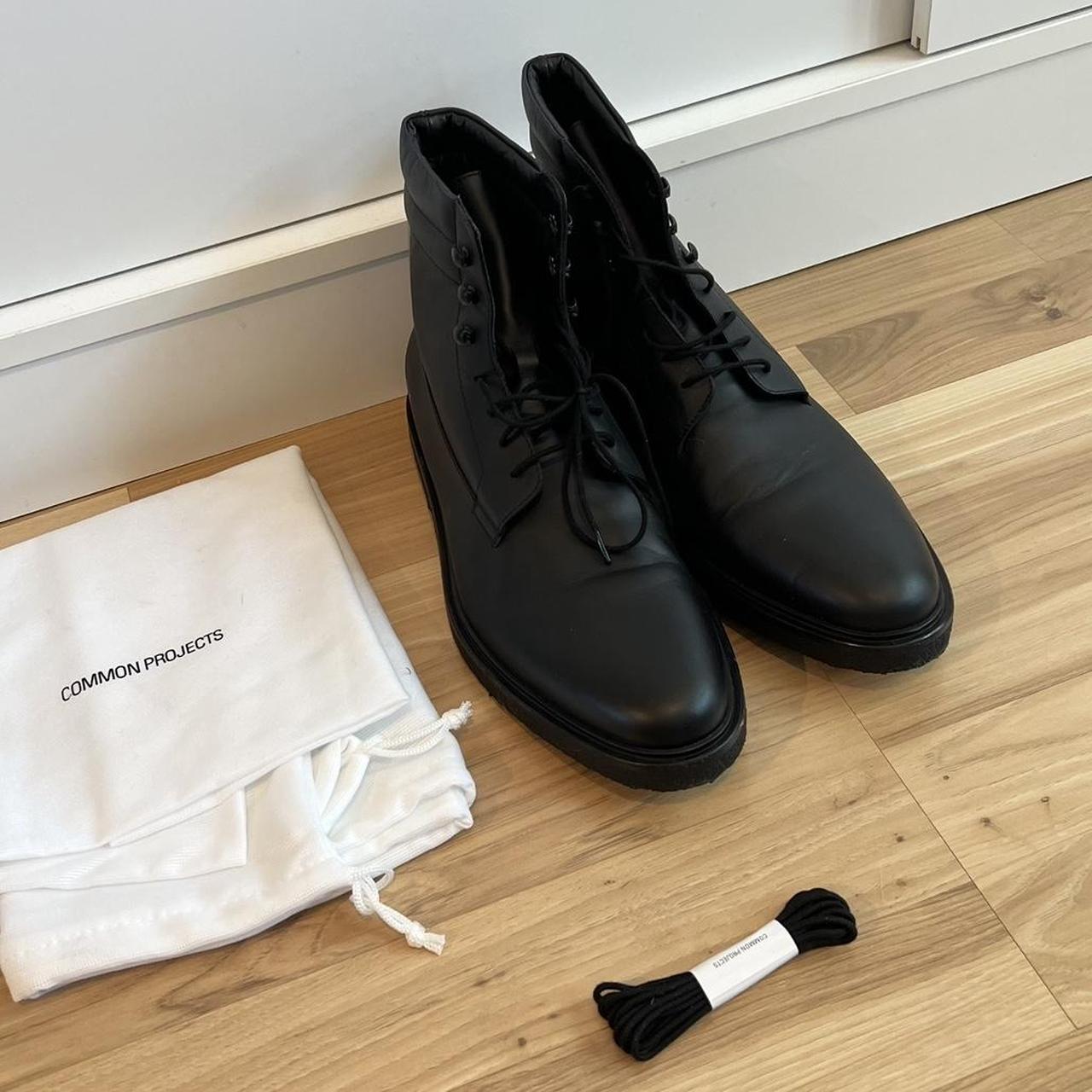 Common Projects Men’s Leather Boots. Size 44. Brand - Depop