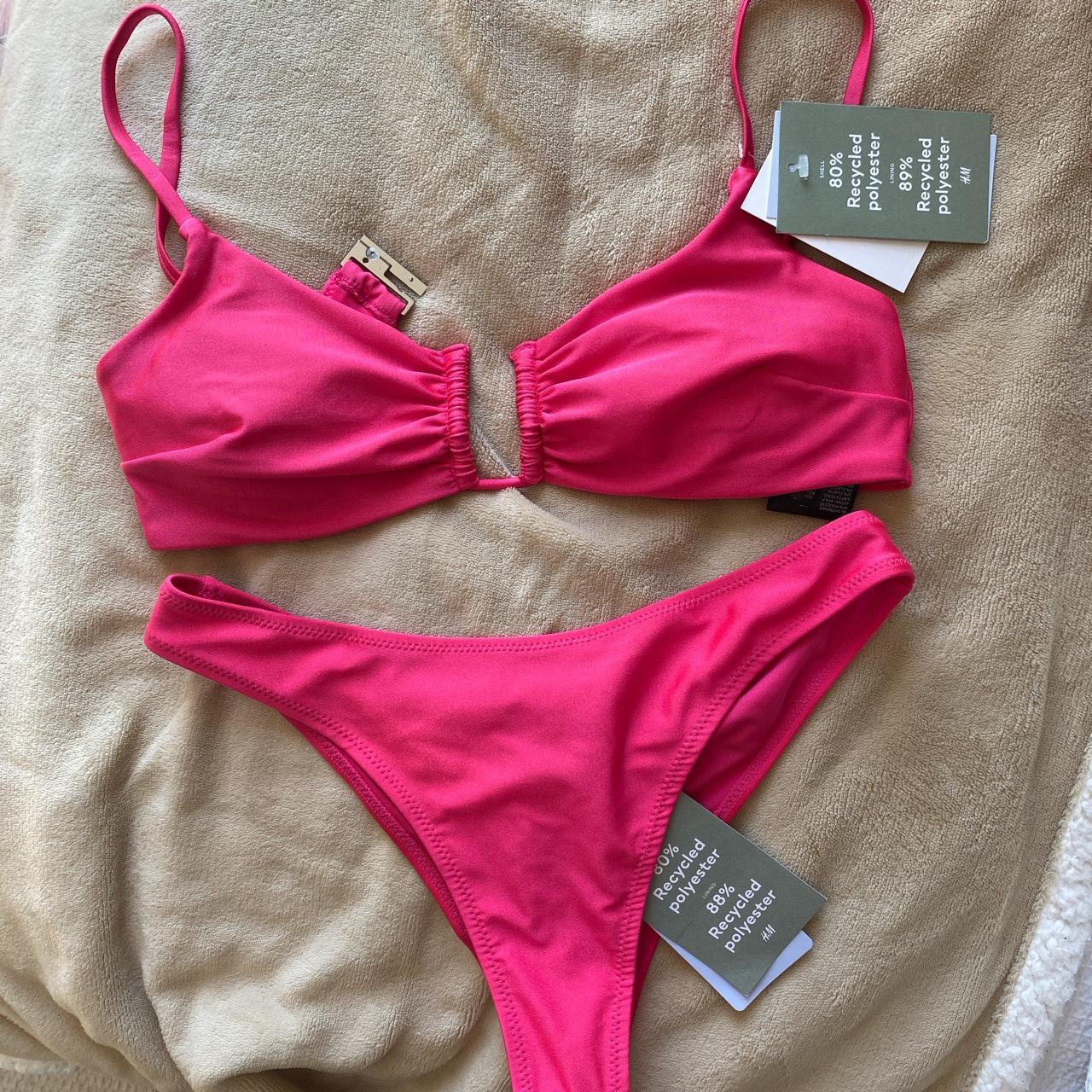 Pink bikini H&M Brand new with tags never worn... Depop