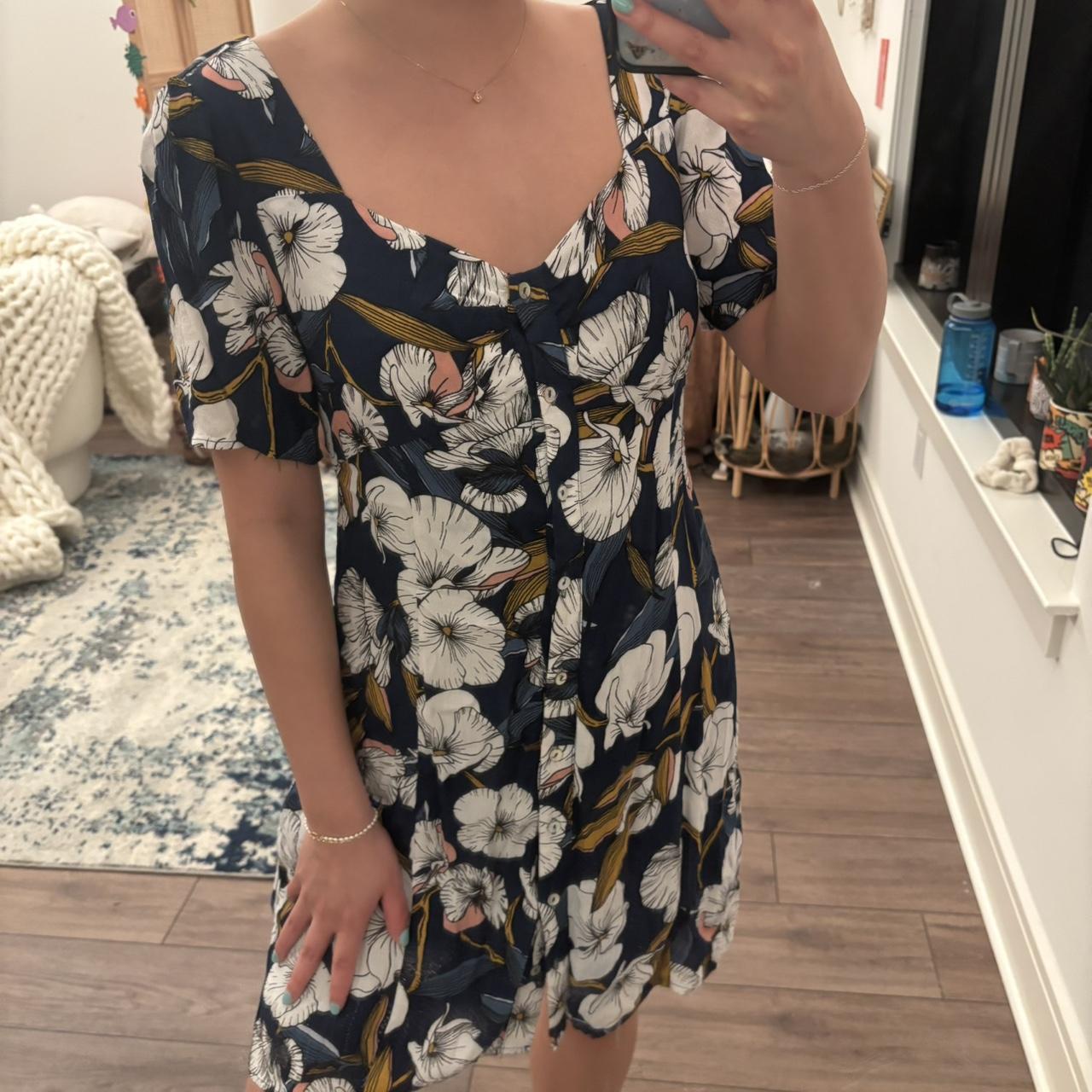 MinkPink Women's Babydoll Dress Multi/Blue L – Mink pink