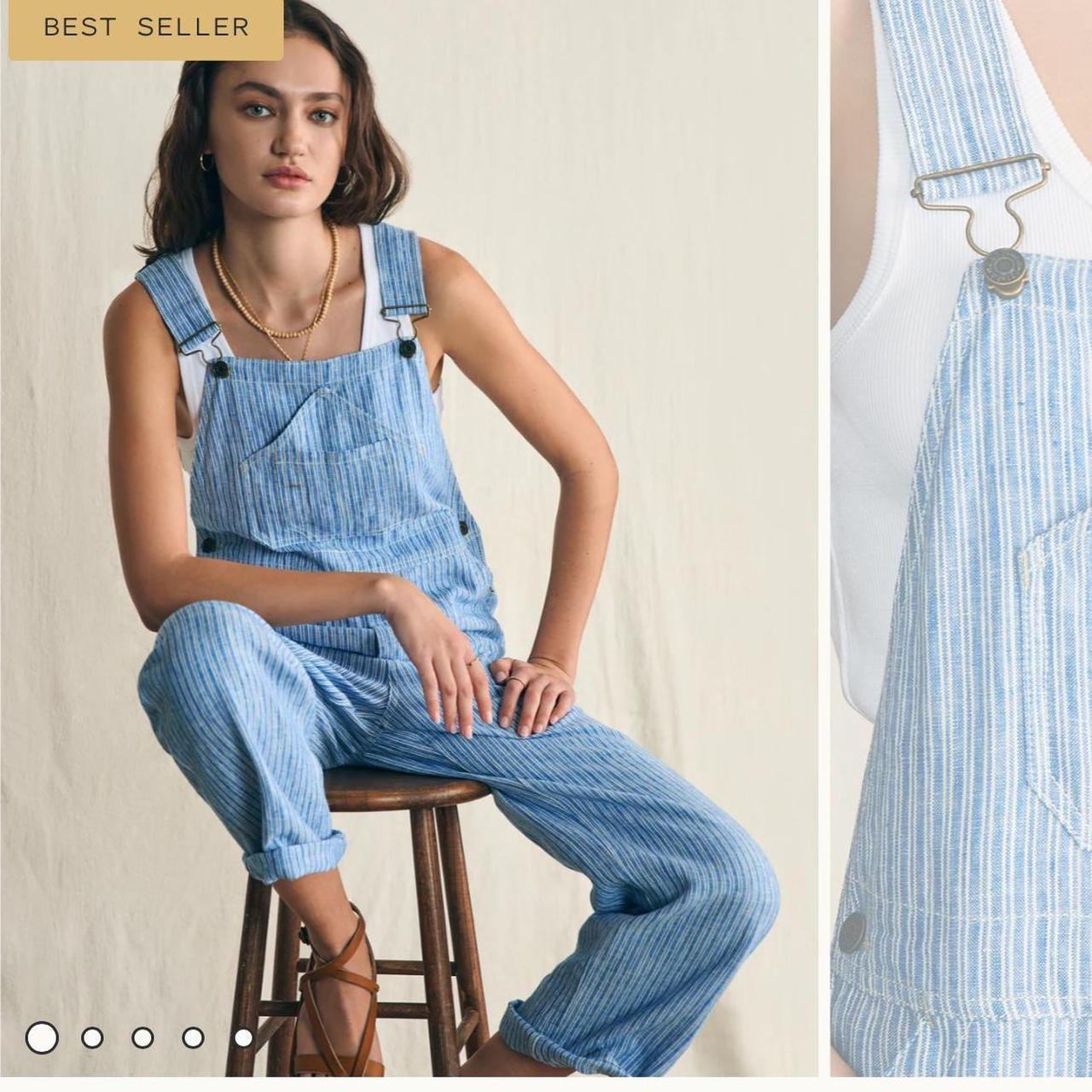 Faherty buy Mechanic Denim Overalls