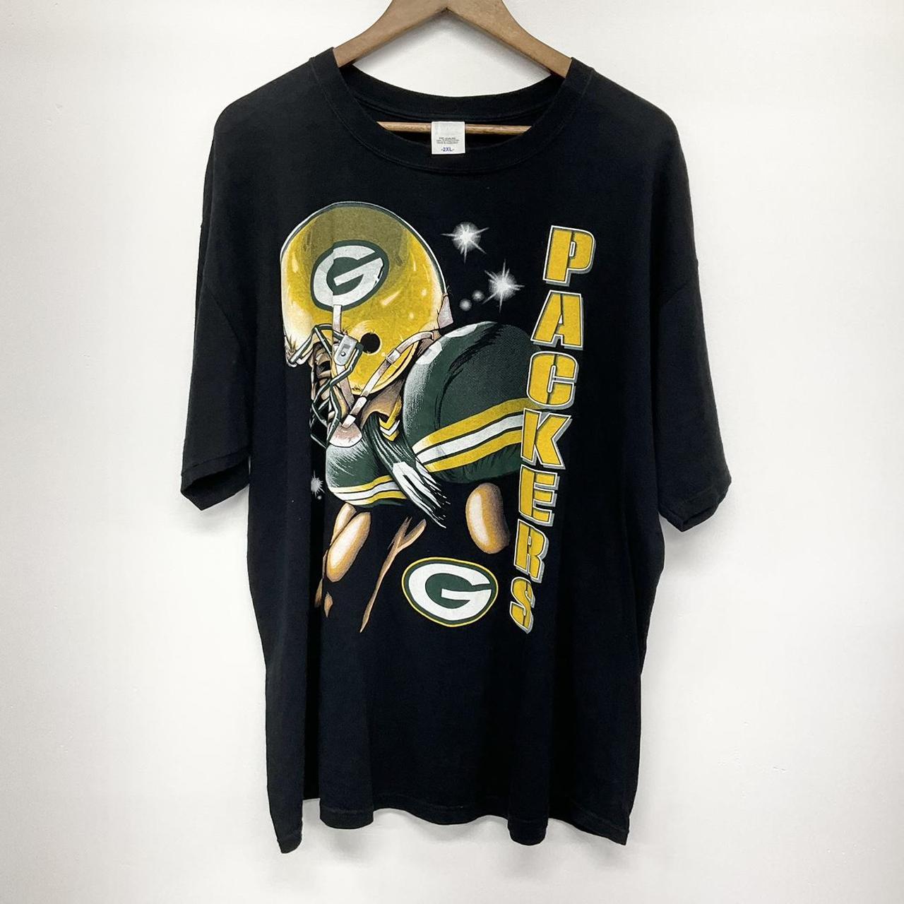 Vintage 90s Green Bay Packers NFL Football T Shirt Tee Size 