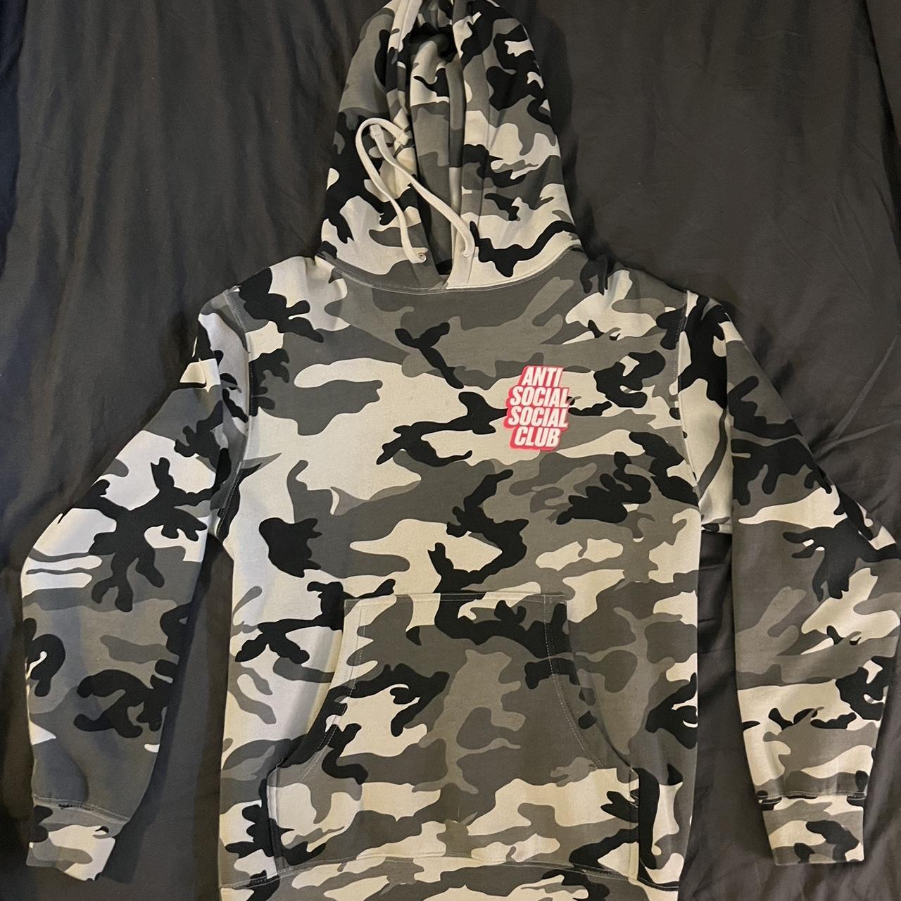 Anti Social Social Club Hoodie Worn Twice Scuff On Depop   P0 