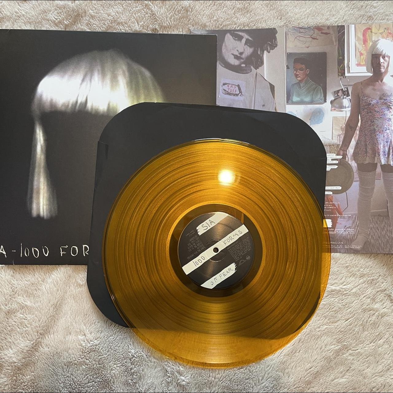 SIA 1000 Forms of Fear vinyl, limited edition gold