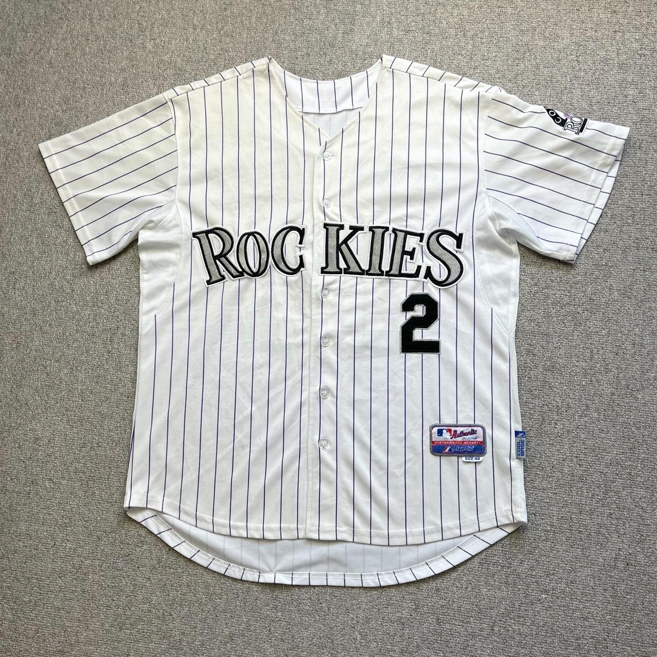 Colorado Rockies Troy Tulowitzki Majestic T Shirt jersey