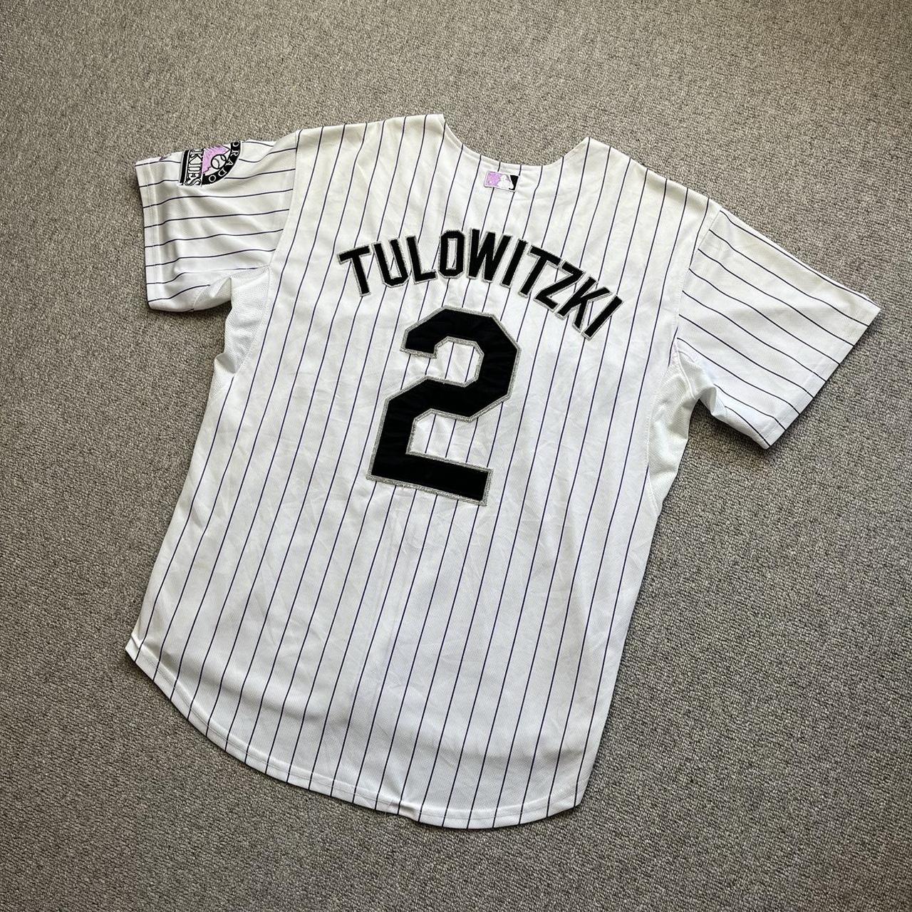 Colorado Rockies Troy Tulowitzki Majestic T Shirt jersey