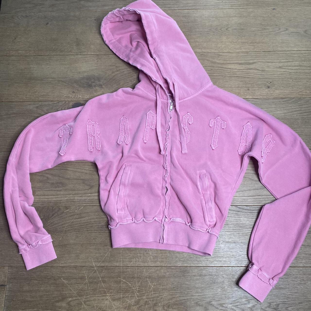 Trapstar pink women’s tracksuit in... Depop