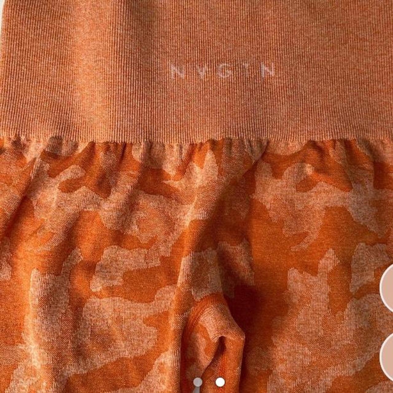 REPOP Nvgtn orange camo leggings Size small... Depop