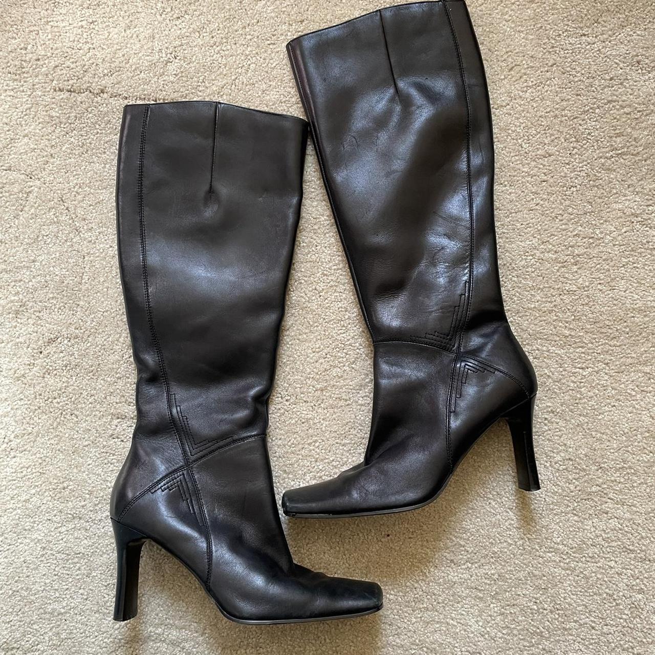 Knee High Boots Square Toe Size 8 Karen Scott Great... - Depop