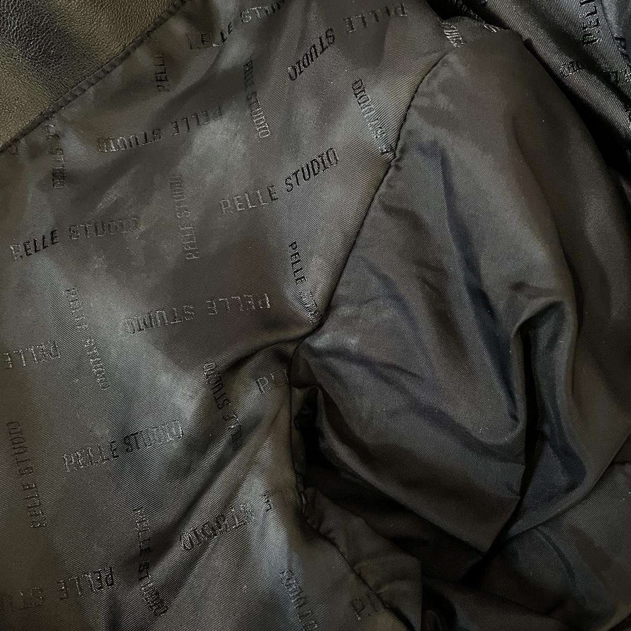 90s Vintage Leather Jacket Size: Medium Brand:... - Depop
