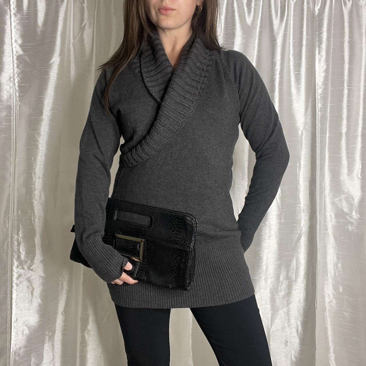 Cache Women's Sweater - Grey/Gold - L – Cache Woo… - image 1