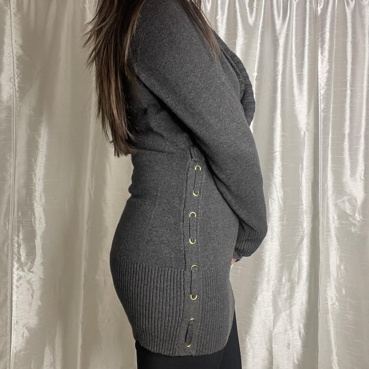 Cache Women's Sweater - Grey/Gold - L – Cache Woo… - image 4