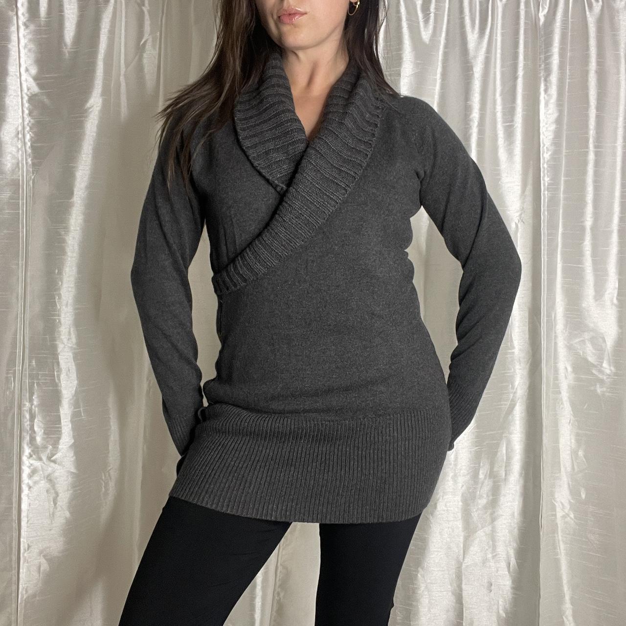 Cache Women's Sweater - Grey/Gold - L – Cache Woo… - image 5