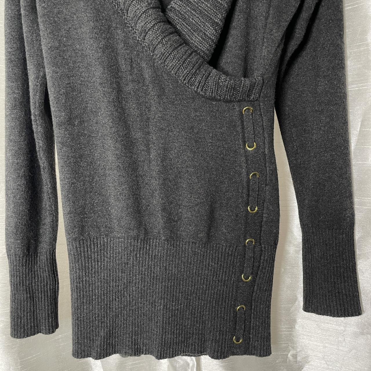 Cache Women's Sweater - Grey/Gold - L – Cache Woo… - image 7