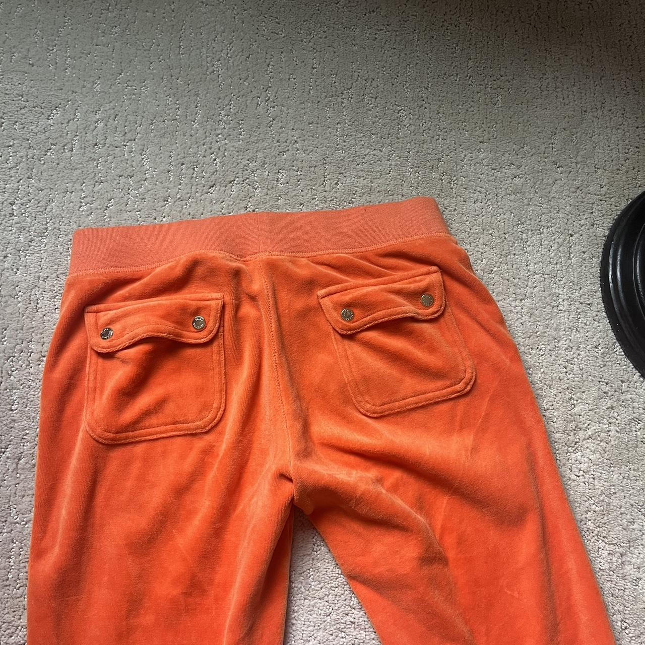 Juicy Couture Women's Orange Joggerstracksuits Depop