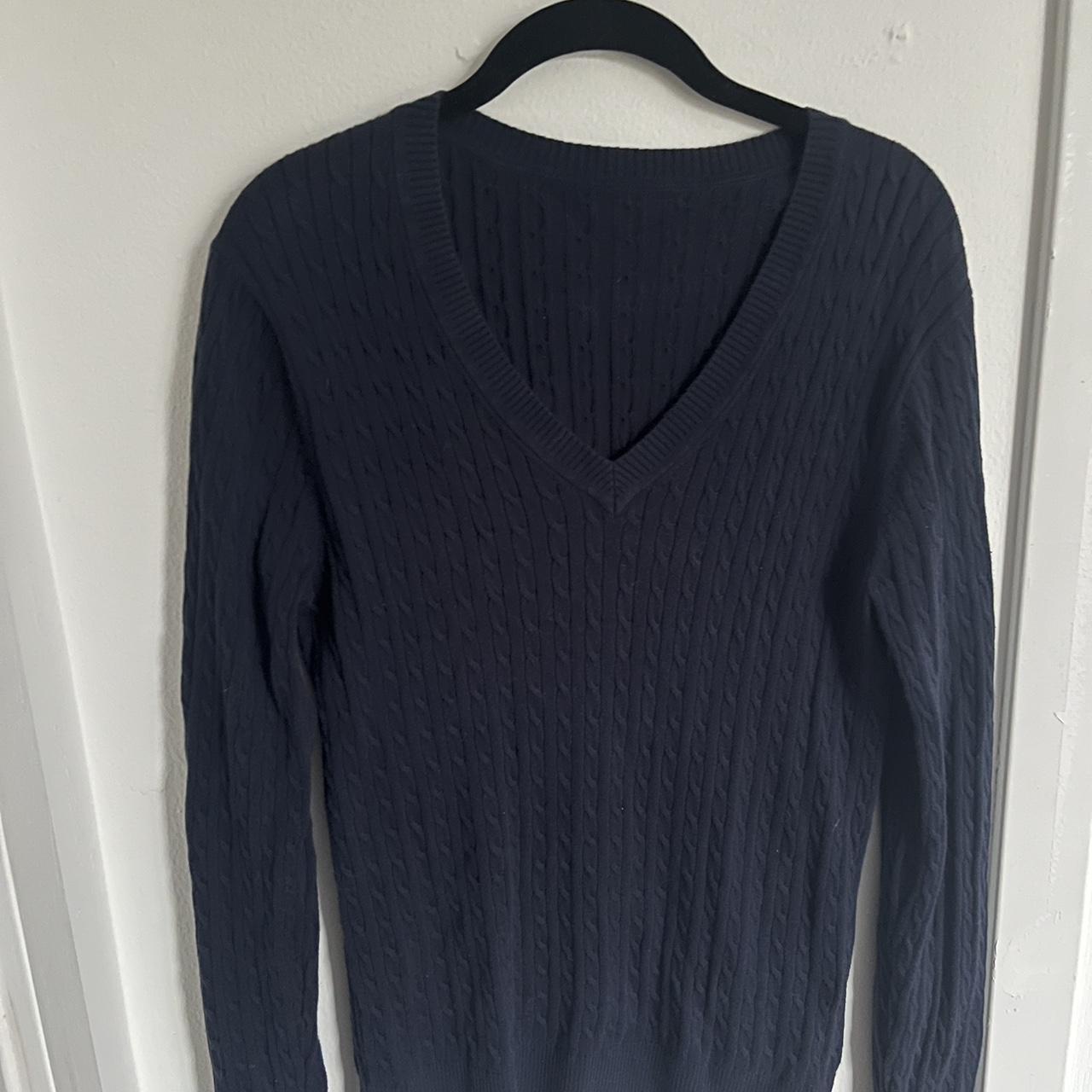 Tommy hilfiger navy jumper clearance womens