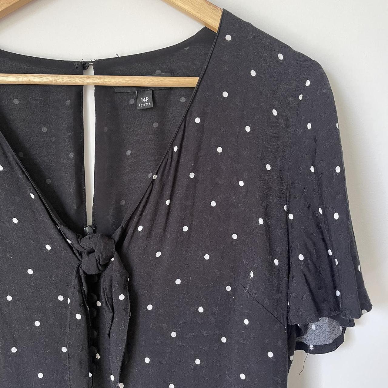 Polka dot culotte jumpsuit. Target petite brand Depop