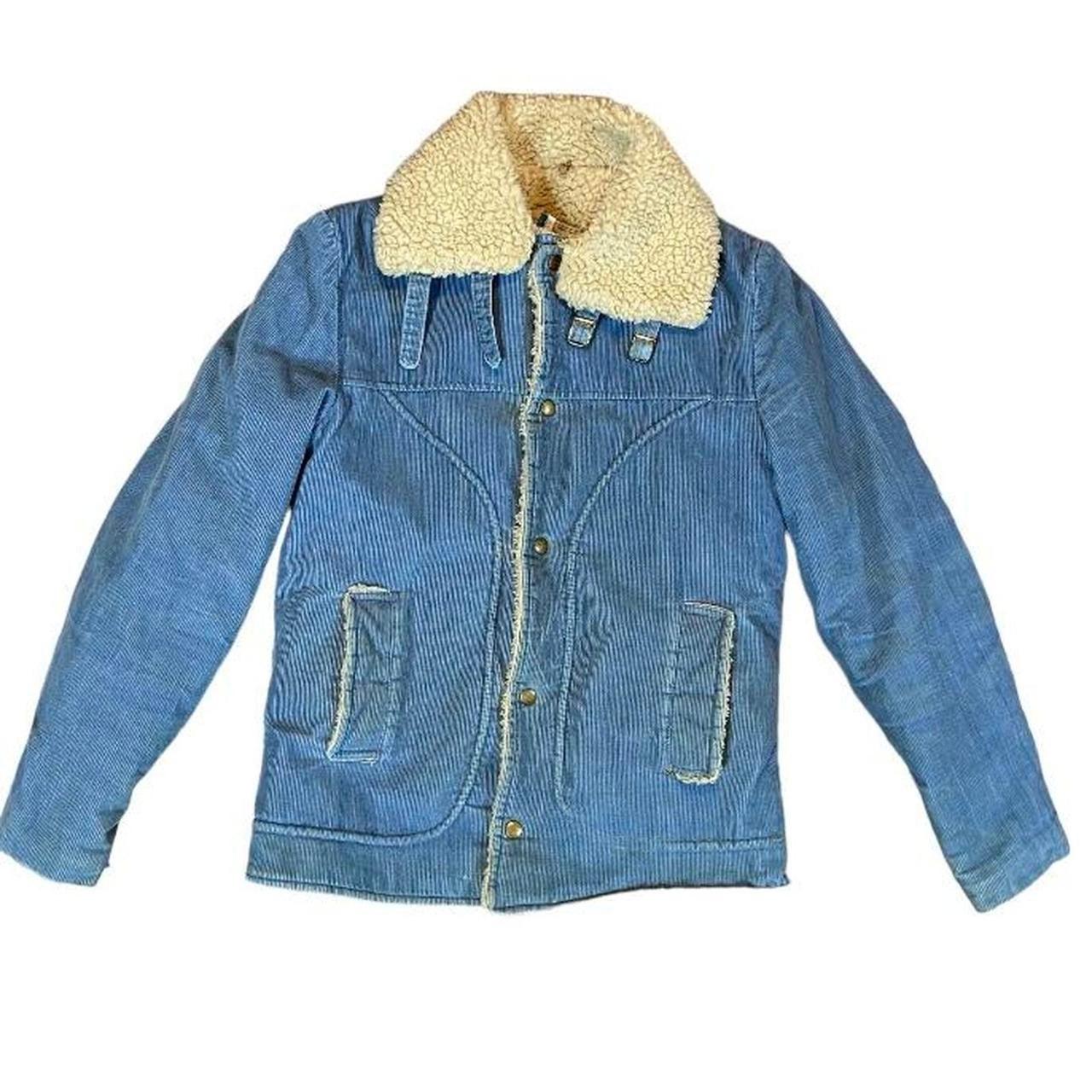 80s towncraft boys corduroy jacket top