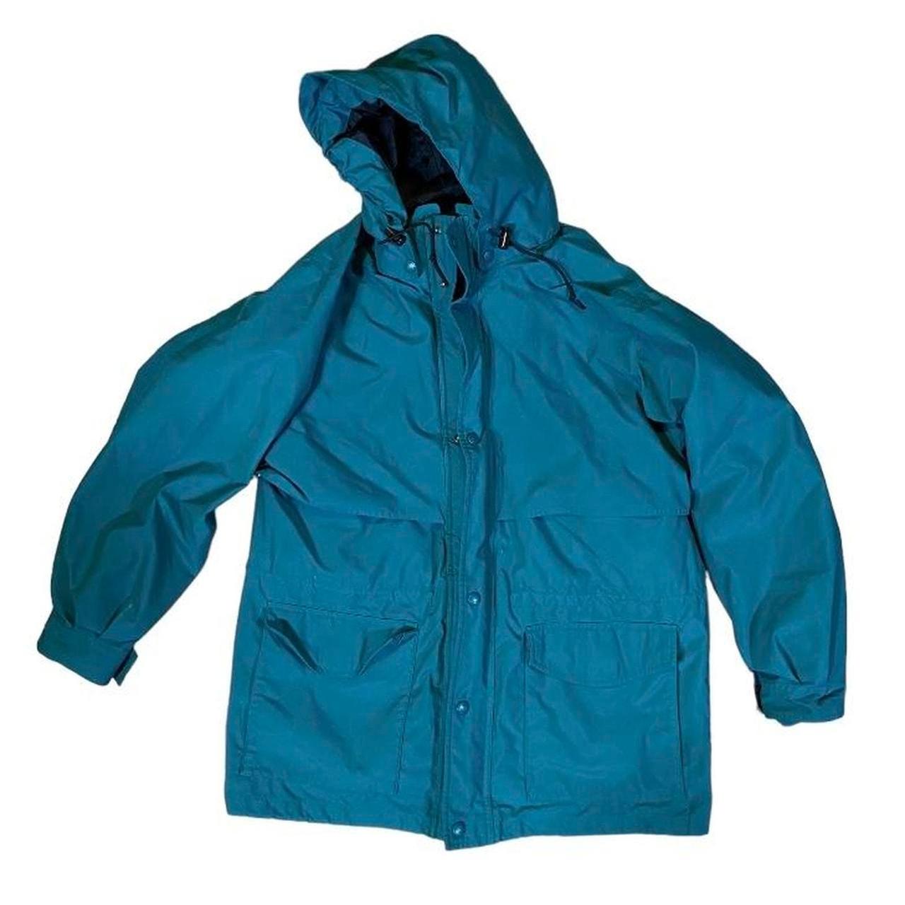 Newest 2000s eddie bauer gore tex jacket teal green