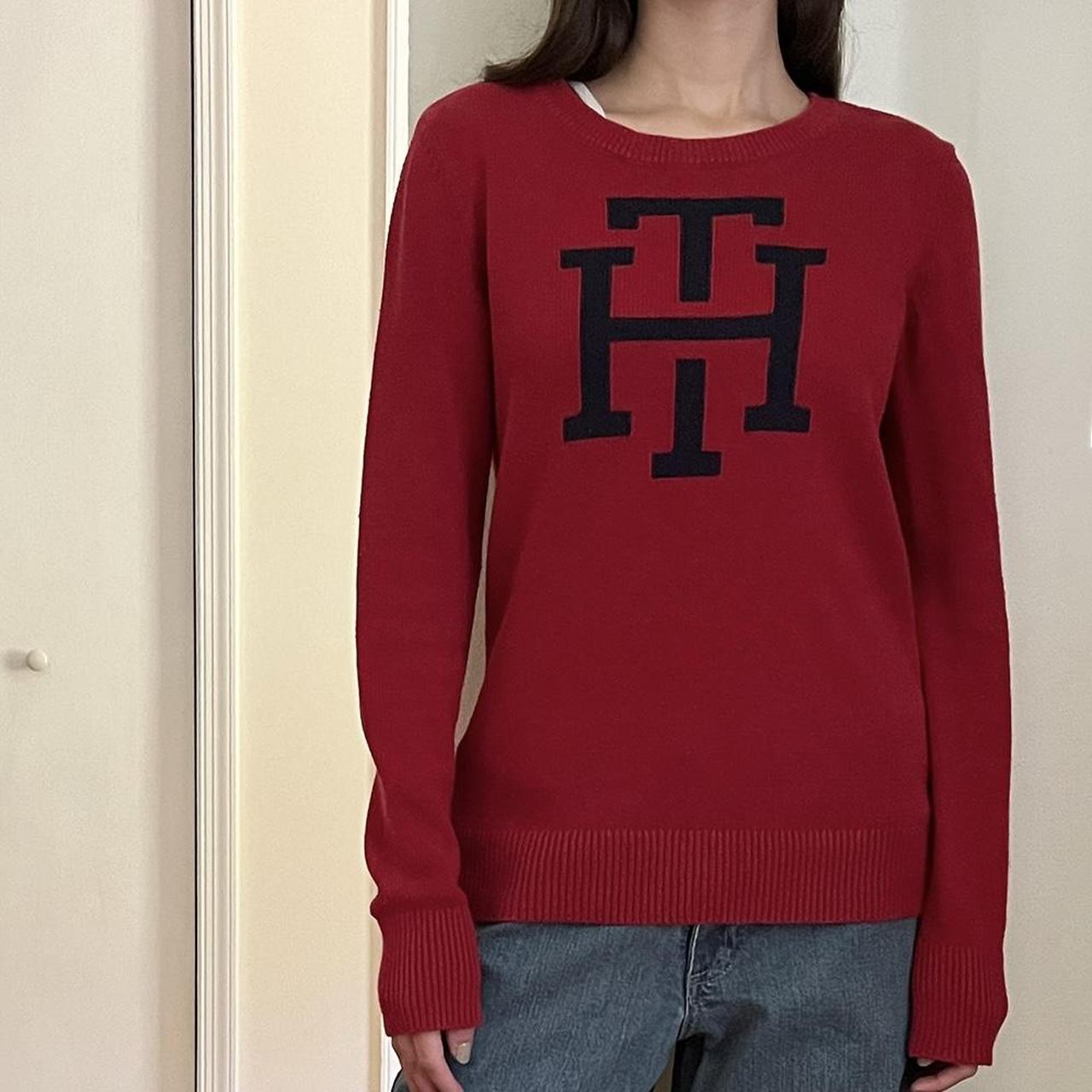 Red tommy jumper online