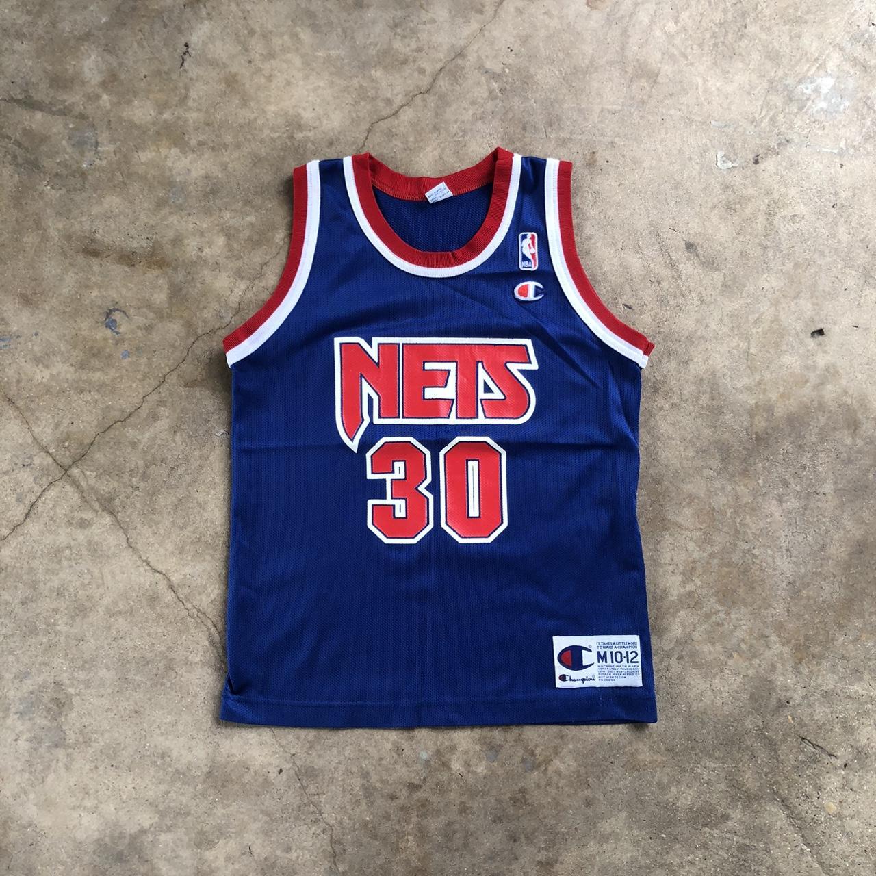 Vintage Kerry Kittles New Jersey Nets Champion Jersey 90s NBA