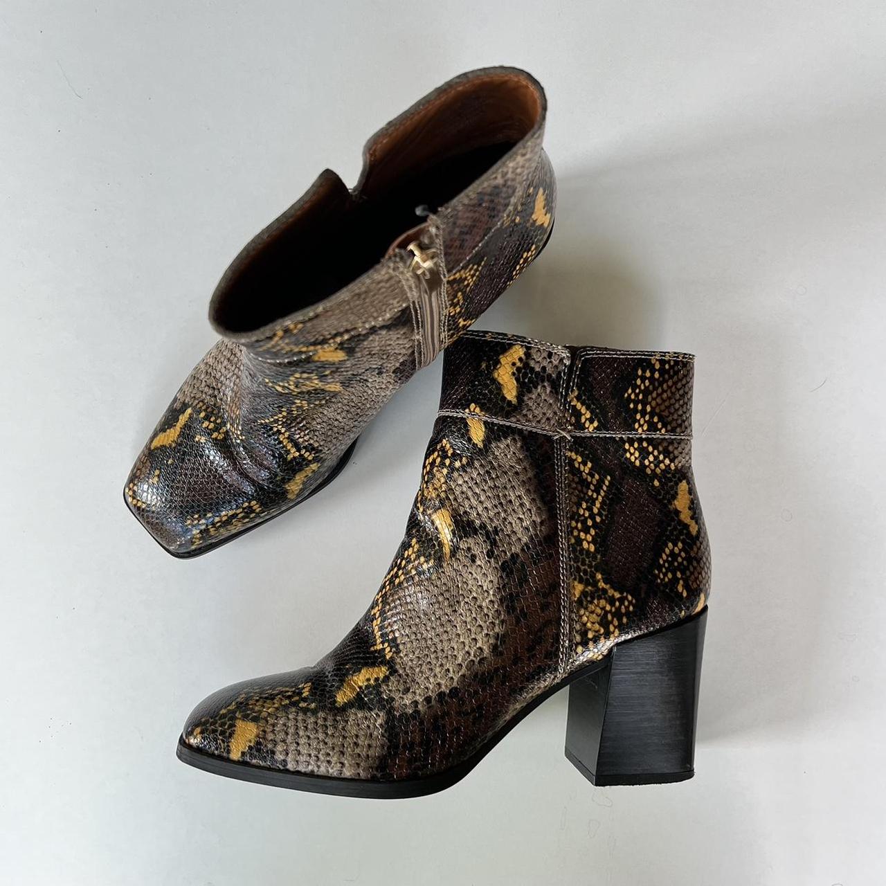 Franco sarto snakeskin boots best sale