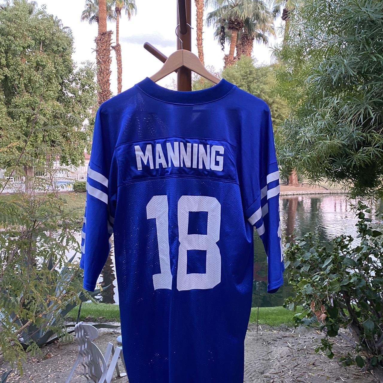 Vintage Colts Peyton Manning Puma Jersey Size XL