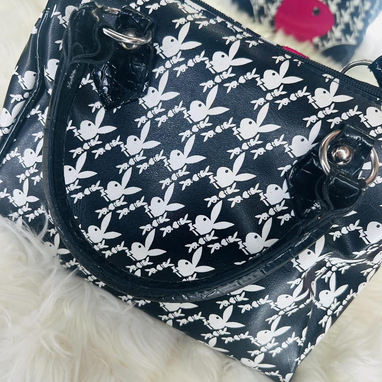 Playboy monogram black & white bag New without tags - Depop