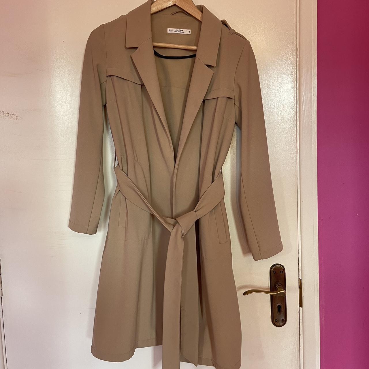 Miss selfridge outlet beige coat