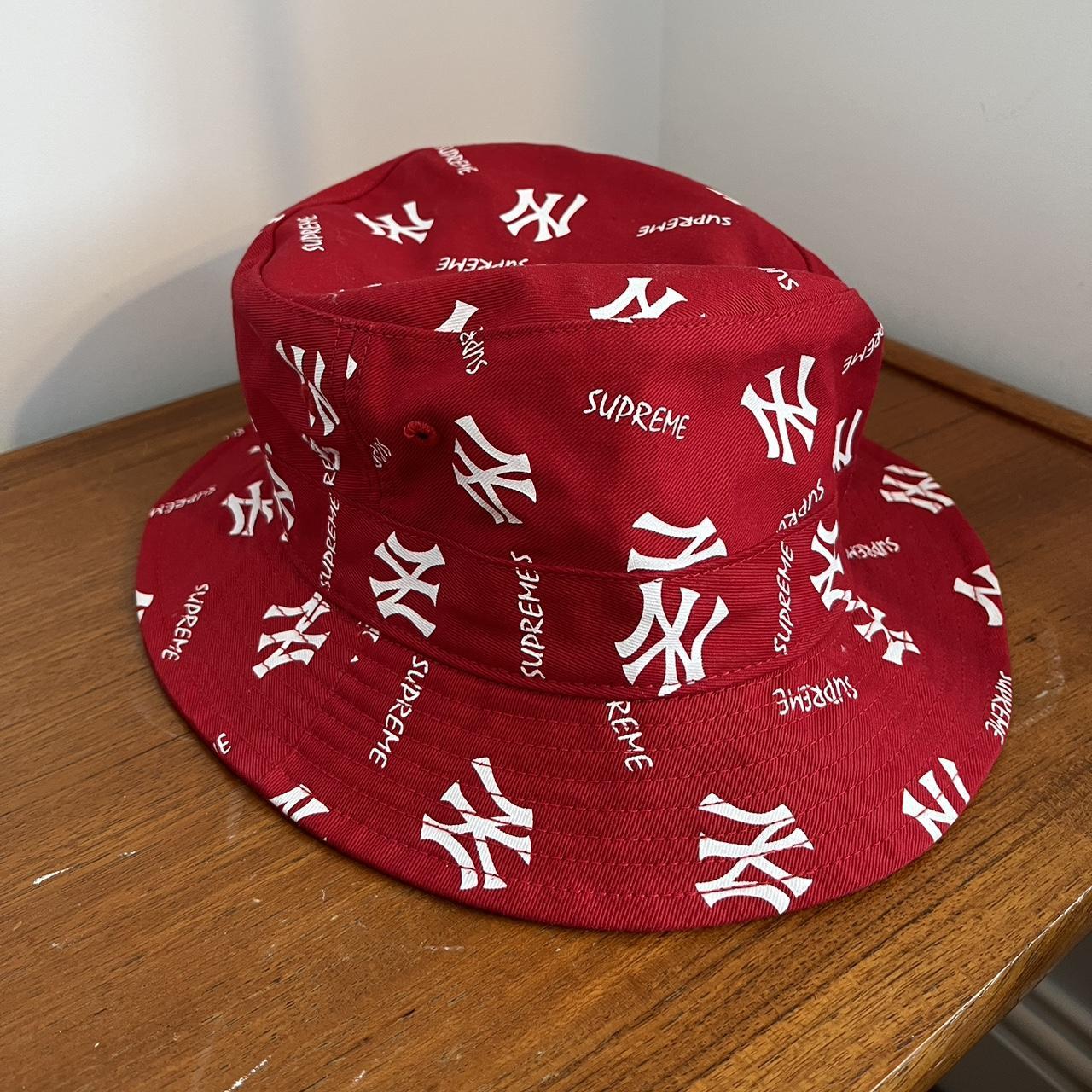 Supreme x '47 New York Yankees bucket hat. Very rare - Depop