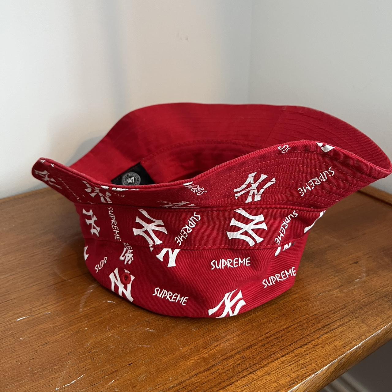 Red supreme bucket hat online