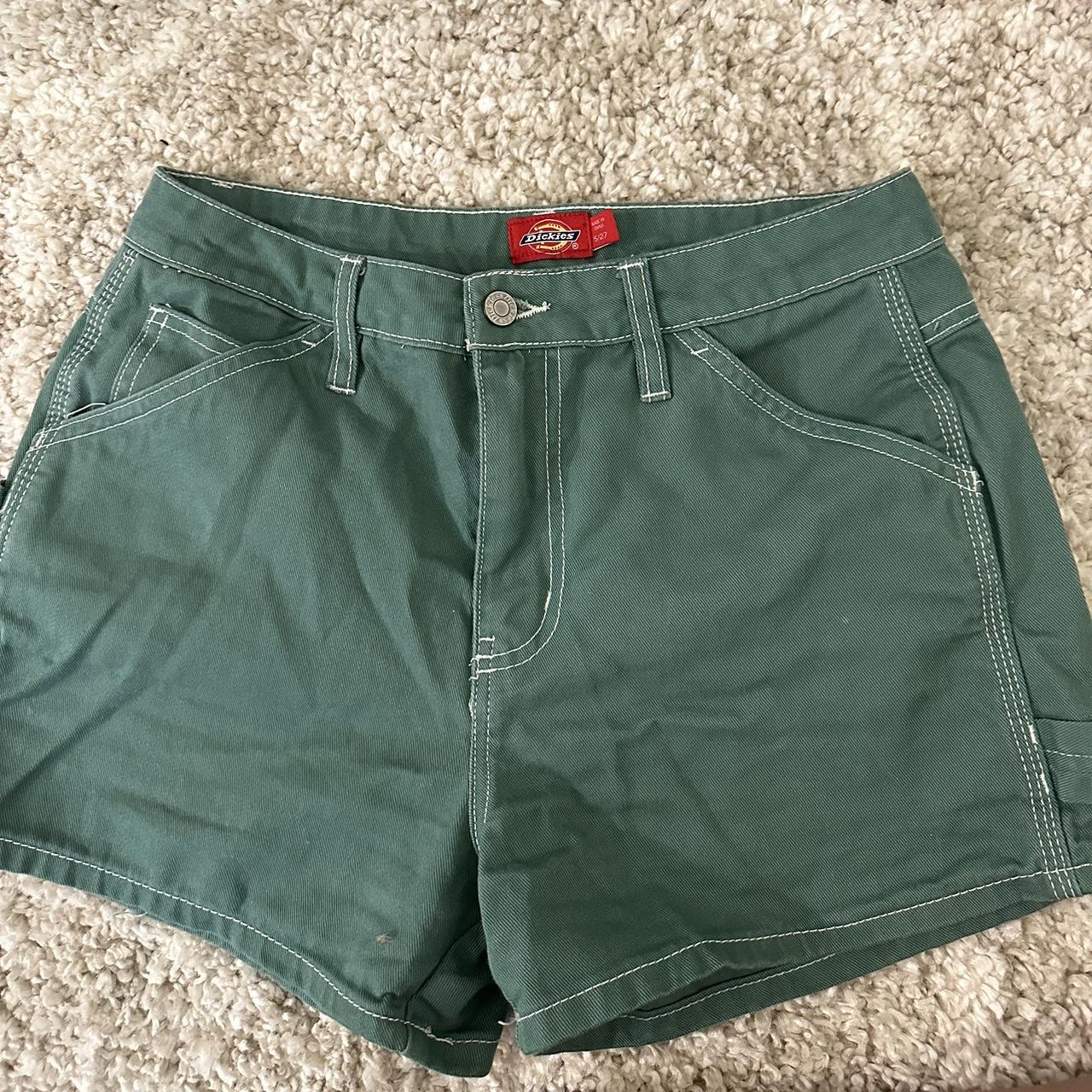 Dickies Women's Green Shorts | Depop