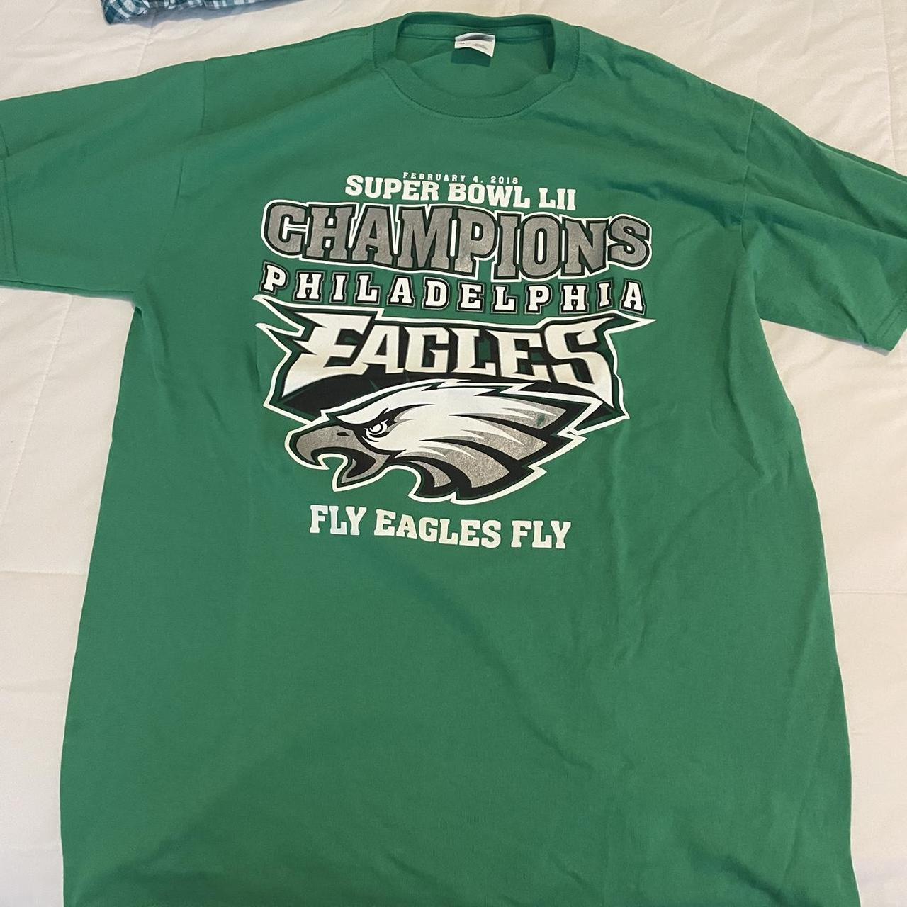 Philadelphia Eagles T-Shirt. 2018 Super Bowl Shirt. - Depop
