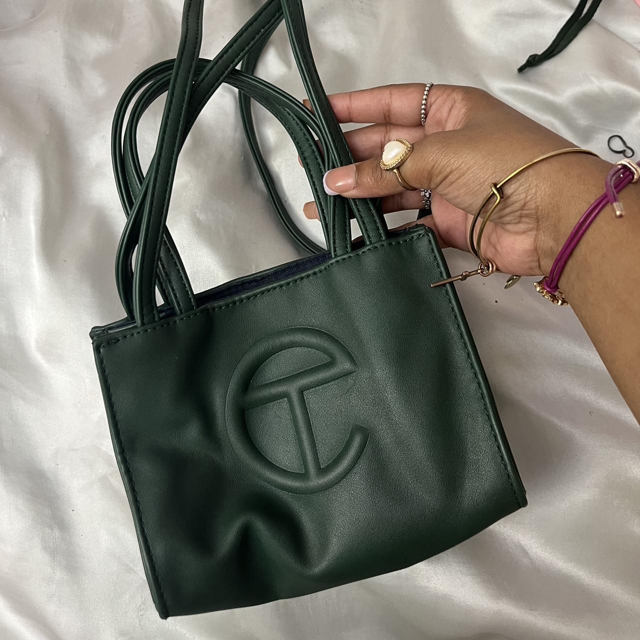 Telfar Women's Green Bag Depop