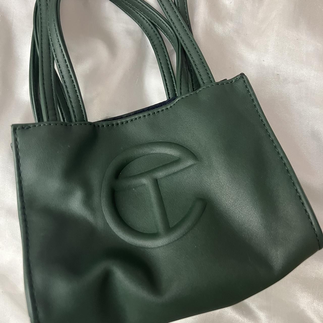Telfar Women's Green Bag Depop