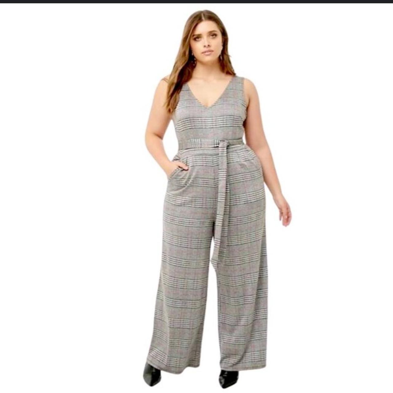 Grey jumpsuit forever 21 on sale