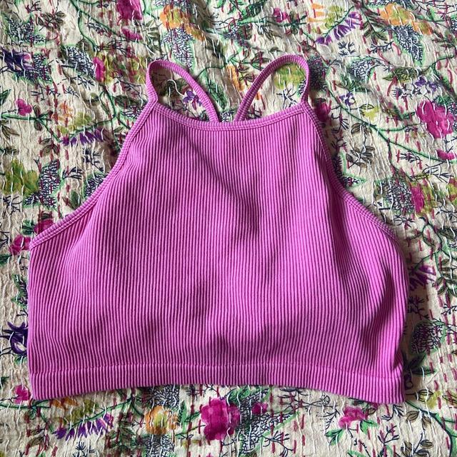 new all in motion activewear crop sleeveless top - Depop