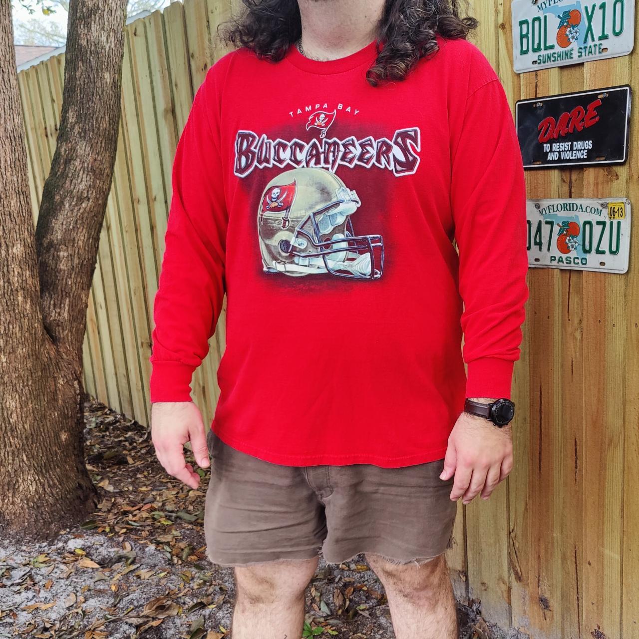 Retro 00's Tampa Bay Buccaneers long sleeve shirt - Depop